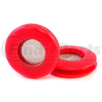 GH6600 by TRAMEC SLOAN - Polyurethane Gladhand Seal w/ Built-In Filter, Red