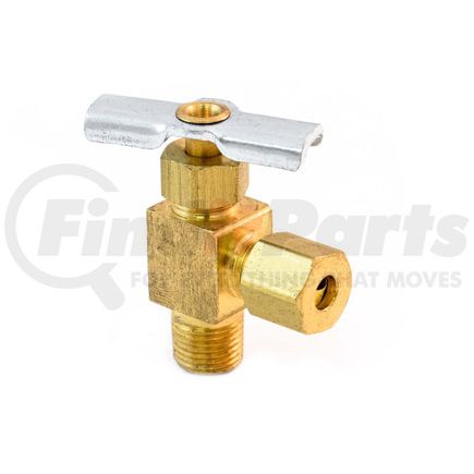 NV104-4-4 by TRAMEC SLOAN - Compression to Male Pipe, Angle Needle Valve, 1/4 x 1/4