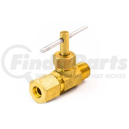 NV106-4-4 by TRAMEC SLOAN - Compression to Male Pipe, Straight Needle Valve, 1/4 x 1/4