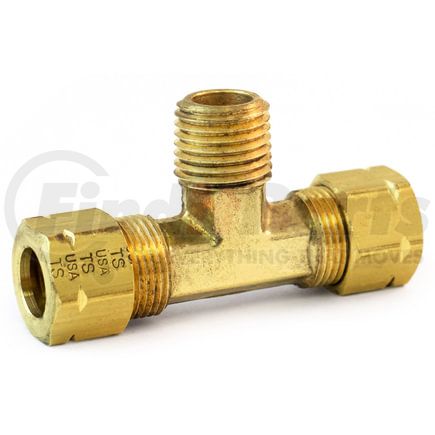 Tramec Sloan S72-2-2 Air Brake Fitting Compression Tee, Male Pipe Thread on Branch, 1/8X1/8