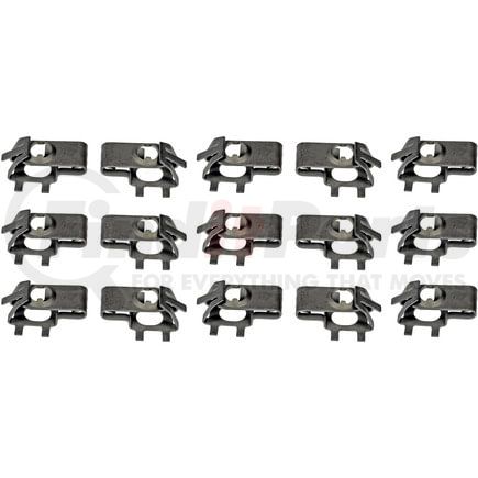 700-117 by DORMAN - Splash Shield Under Cover Retainer Nut - Silver, Medium, Natural