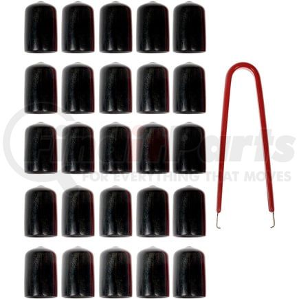 711-003 by DORMAN - 17 MM Vinyl Lug Nut Covers With Removal Tool