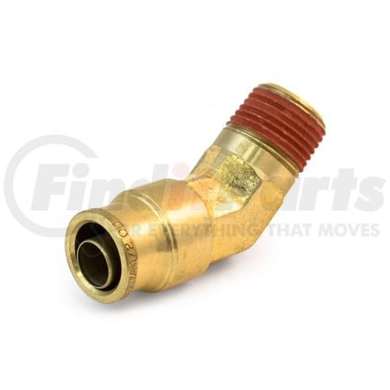 S254PMTNS-8-4 by TRAMEC SLOAN - Air Brake Fitting - 1/2 Inch x 1/4 Inch 45 Degree Male Elbow - Push-In