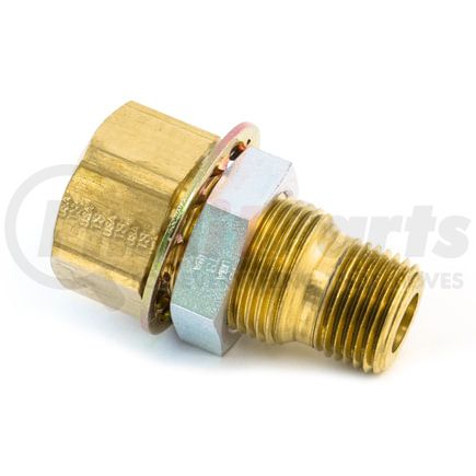 S629 by TRAMEC SLOAN - Bulkhead Fitting, Brass, 2-3/8, .375 x 1.125 Steel Nut