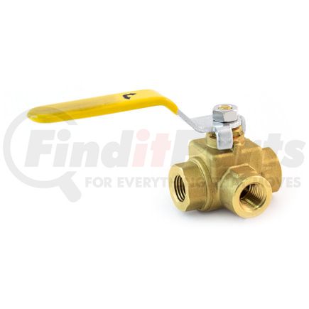 401812 by TRAMEC SLOAN - 3-Way, 3-Port Ball Valve, 1/4