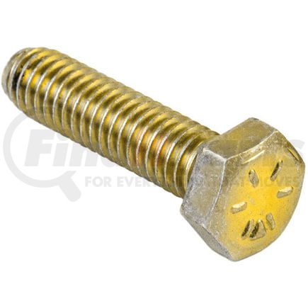 423026P by TRAMEC SLOAN - Bolt, Hex Cap Screw, 5/16 x 1-1/4 UNC, Grade 8, Yellow Zinc, Pkg 100