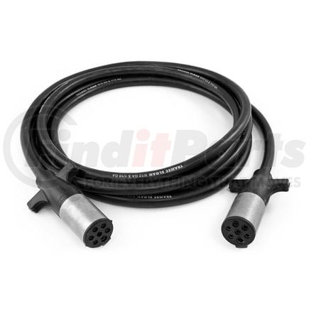 46014 by TRAMEC SLOAN - Sonogrip Cable - 14ft, Straight, Black Jacket, Straight Zinc Plugs, 1/10-6/12 GA Wire