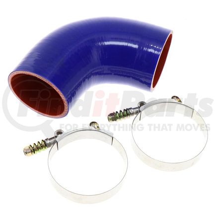 1105-0123 by WHEELER FIT - HOSE,COOLANT - 3" ID / 3 7/16" OD / 6 PLY ARAMID FIBER / 2 STAINLESS STEEL CLAMPS / RANGE - 3 1/4" - 3 1/2" / CLAMP PN 1107-0041 (86/94)