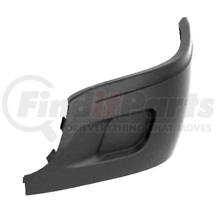 1503-0019 by WHEELER FIT - CAP,BUMPER END (GRAY) WITHOUT FOG LIGHT CUTOUTS - LEFT