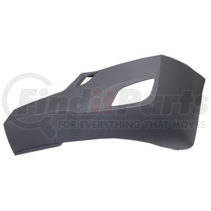 1503-0079 by WHEELER FIT - Bumper End Cap - Left Side, Gray, with Fog Light Hole, without Air Dam