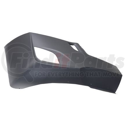 1503-0080 by WHEELER FIT - Bumper End Cap - Right Side, Gray, with Fog Light Hole, without Air Dam