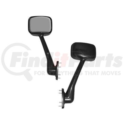 1511-0013 by WHEELER FIT - MIRROR ASSEMBLY "HOOD MOUNT" (BLACK) - LEFT