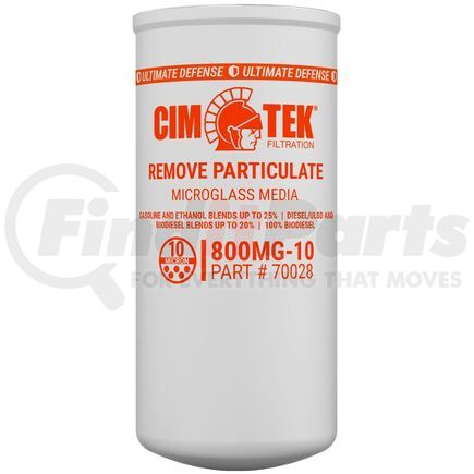 B1SF0009245 by BETA 1 FILTERS - Replacement Spin-on Fuel Filter Compatible with 800MG10 / CIM-TEK (2-PACK)