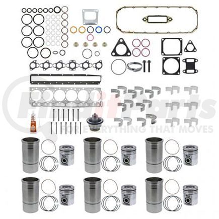 466114-501 by PAI - Engine Complete Assembly Overhaul Kit - w/out Fuel/Oil Filters International DT466E HEUI Engines Application