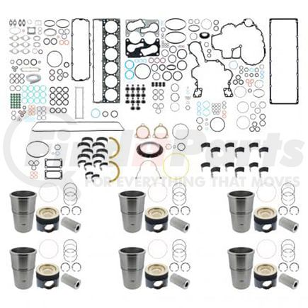 C13601-017HP by PAI - Engine Complete Assembly Overhaul Kit - High Performance; Caterpillar C13 Application