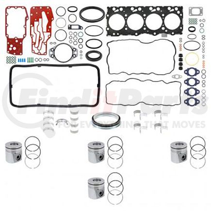 PAI ISB407-076 Engine Rebuild Kit Engine Rebuild Kit for Cummins 4-Cylinder ISB Series Engine Application