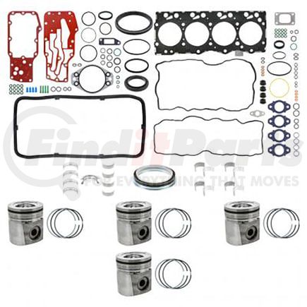 ISB407-101 by PAI - Engine Rebuild Kit for Cummins 4-Cylinder ISB / QSB Series Engine Application