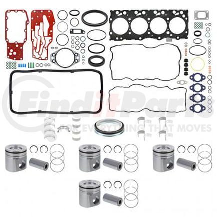 ISB410-076 by PAI - Engine Rebuild Kit for Cummins 4-Cylinder ISB / QSB Series Engine Application