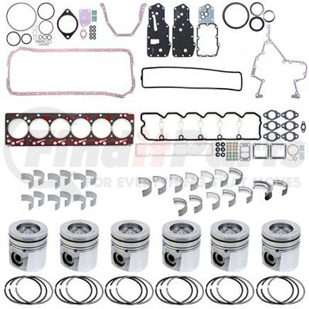 ISB601-026 by PAI - Engine Rebuild Kit for Cummins ISB / QSB 6-Cylinder Series Engine Application