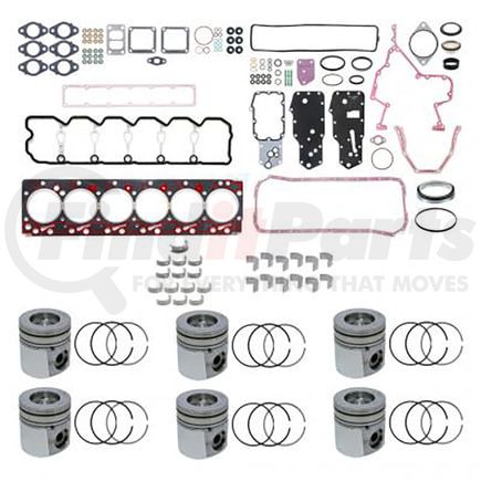 ISB602-026 by PAI - Engine Rebuild Kit for Cummins ISB / QSB 6-Cylinder Series Engine Application