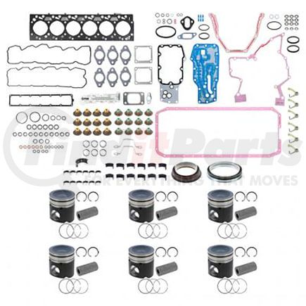 ISB606-076HP by PAI - Engine Complete Assembly Overhaul Kit - w/ High Performance components Cummins 6 Cylinder ISB Application