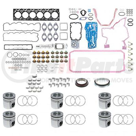 ISB607-001 by PAI - Engine Rebuild Kit for Cummins ISB / QSB 6-Cylinder Series Engine Application