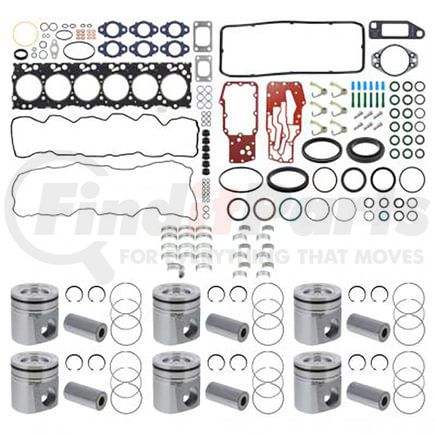 ISB610-082 by PAI - Engine Rebuild Kit for Cummins ISB 6-Cylinder Series Engine Application