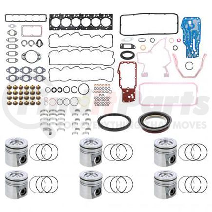 ISB631-082 by PAI - Engine Overhaul Rebuild Kit for Cummins ISB 6-Cylinder Series Engine