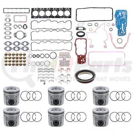 PAI ISB631-112 Engine Rebuild Kit Engine Overhaul Rebuild Kit for Cummins ISB / QSB 6-Cylinder Series Engine