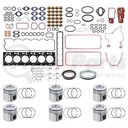 ISB631-138 by PAI - Engine Overhaul Rebuild Kit for Cummins ISB 6-Cylinder Series Engine