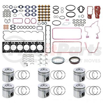 ISB631-127 by PAI - Engine Overhaul Rebuild Kit for Cummins ISB 6-Cylinder Series Engine