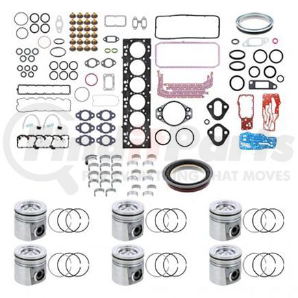 ISB631-233 by PAI - Engine Complete Assembly Overhaul Kit