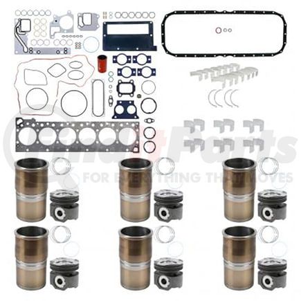 ISX107E-049 by PAI - Inframe Engine Kit for Cummins ISX w/ EGR, 152 mm non-APR Liners