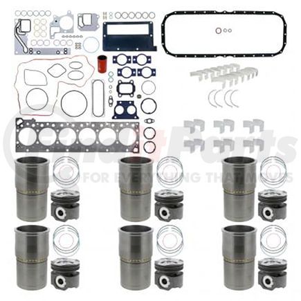 ISX107E-081 by PAI - Inframe Engine Kit for Cummins ISX w/ EGR, 150 mm non-APR Liners