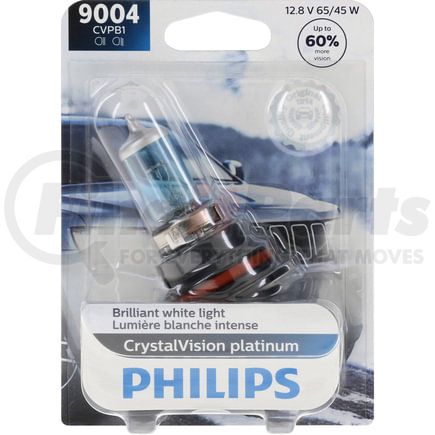 9004CVPB1 by PHILLIPS INDUSTRIES - Headlight Bulb - 12V, 65/45 Watts, Clear, Halogen, High Beam and Low Beam