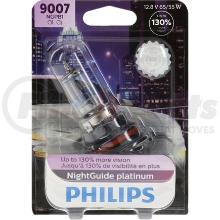 9007NGPB1 by PHILLIPS INDUSTRIES - Headlight Bulb - 12V, 65/55 Watts, Clear, Halogen, High Beam and Low Beam