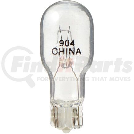 904B2 by PHILLIPS INDUSTRIES - Back Up Light Bulb - 12V, 9 Watts, Standard, Clear, Push Type