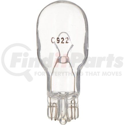 922CP by PHILLIPS INDUSTRIES - Back Up Light Bulb - 12.8V, 12.54 Watts, Standard, Clear, Push Type