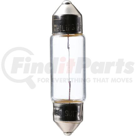 DE3423LLB2 by PHILLIPS INDUSTRIES - LongerLife Dome Light Bulb - 12V, 5 Watts, Clear, Push Type