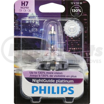 H7NGPB1 by PHILLIPS INDUSTRIES - Headlight Bulb - 12V, 55 Watts, Clear, Halogen