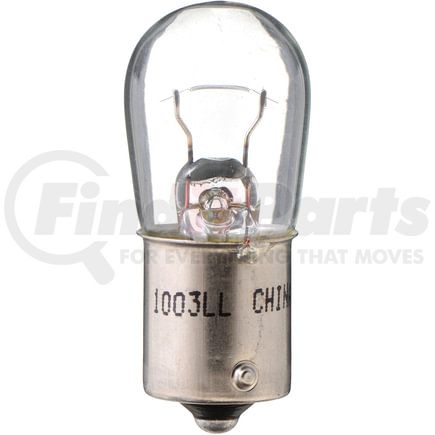 1003LLB2 by PHILLIPS INDUSTRIES - LongerLife Tail Light Bulb - 12.8V, 12.03 Watts, Clear, Twist Type