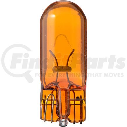 12396NALLB2 by PHILLIPS INDUSTRIES - LongerLife Turn Signal Light Bulb - 12V, 5 Watts, Amber, Push Type