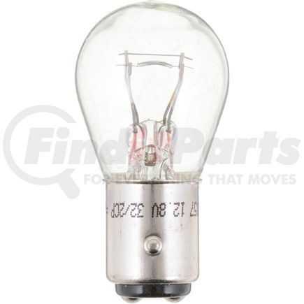 2057CP by PHILLIPS INDUSTRIES - Turn Signal Light Bulb - 12.8V, 26.9/6.72 Watts, Clear, Twist Type, Standard