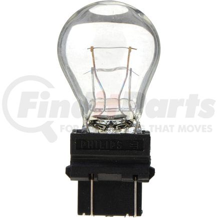 3057LLB2 by PHILLIPS INDUSTRIES - LongerLife Tail Light Bulb - 12.8V, 26.9/6.72 Watts, Clear, Push Type