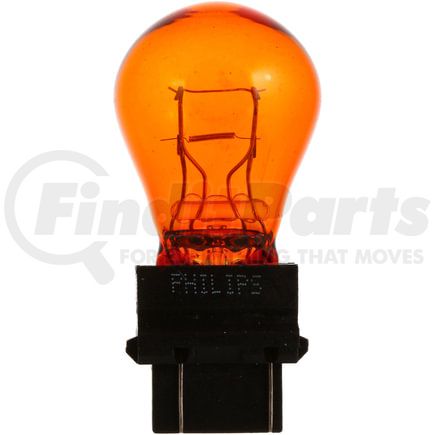 3057NAB2 by PHILLIPS INDUSTRIES - Turn Signal Light Bulb - 12.8/14V, 26.9/6.72 Watts, Standard, Amber, Push Type