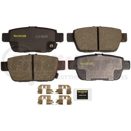 Monroe CX1103 Disc Brake Pad Set Monroe Brakes Total Solution Ceramic Brake Pads
