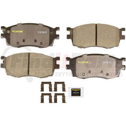 Monroe CX1156 Disc Brake Pad Set Monroe Brakes Total Solution Ceramic Brake Pads