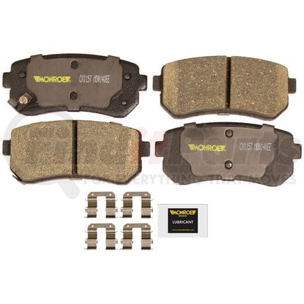 CX1157 by MONROE - Total Solution Ceramic Brake Pads