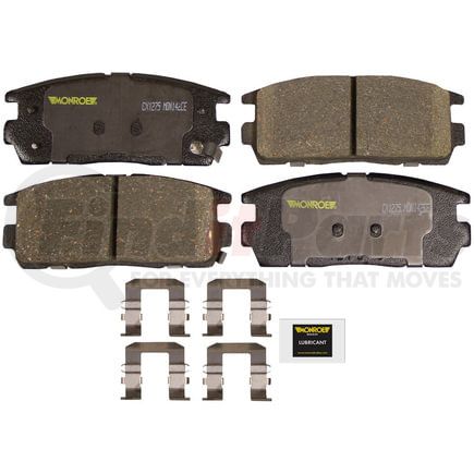 CX1275 by MONROE - Monroe Brakes Total Solution Ceramic Brake Pads