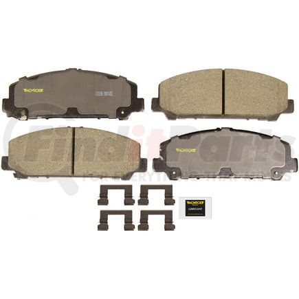 CX1286 by MONROE - Monroe Brakes Total Solution Ceramic Brake Pads
